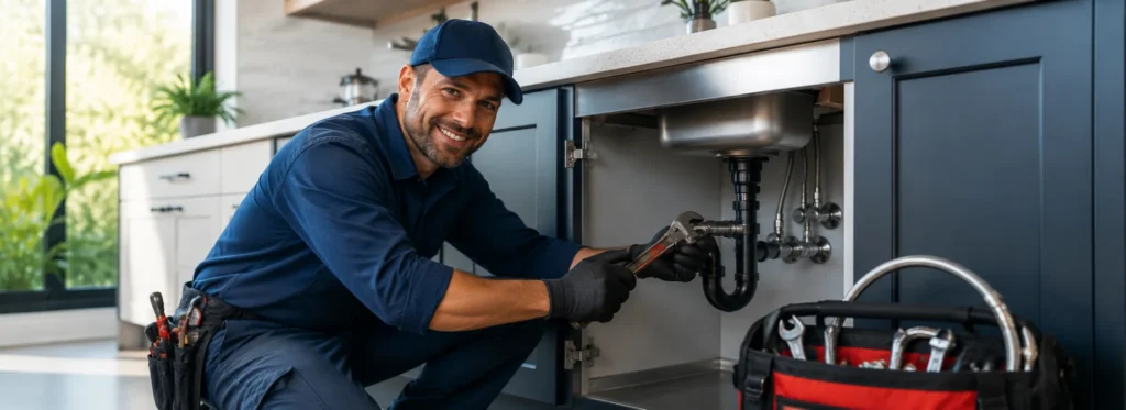 Professional plumbing team serving residential and commercial customers