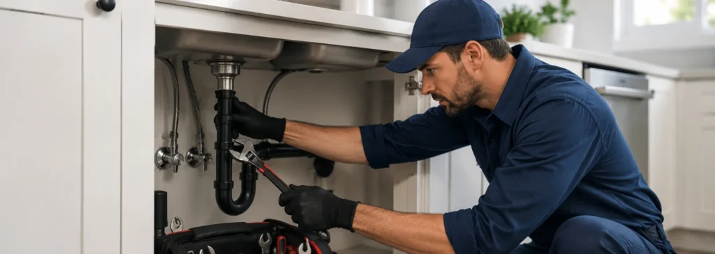 Professional plumbing services by WhatsDemand