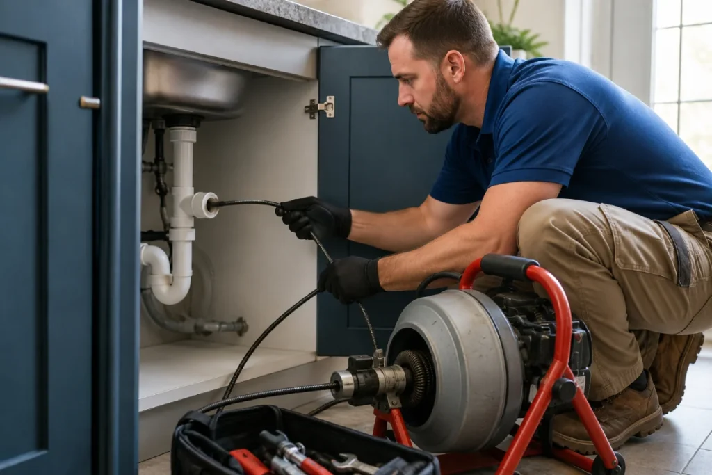 Professional drain cleaning