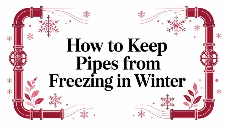 how to keep pipes from freezing pipework in winter