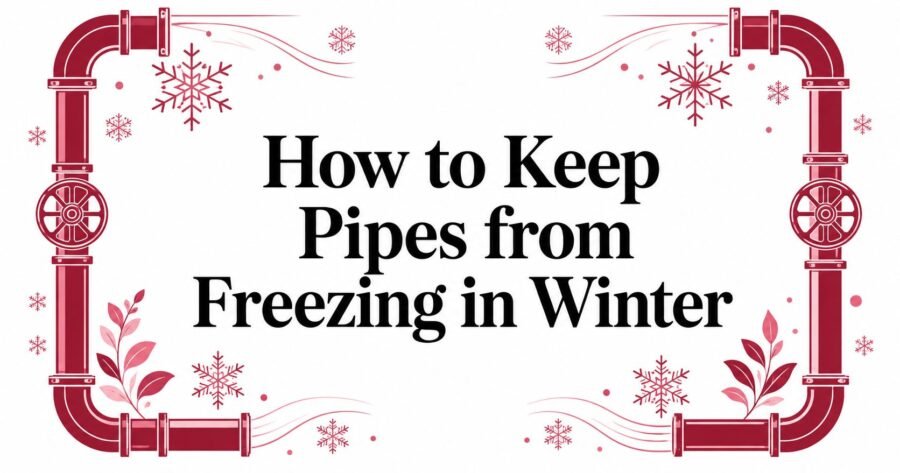 how to keep pipes from freezing pipework in winter
