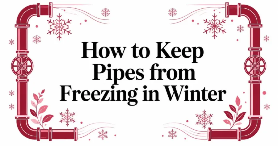 how to keep pipes from freezing pipework in winter