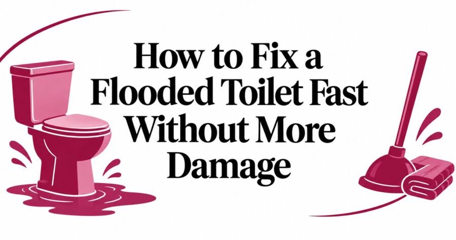 How to Fix a Flooded Toilet Fast Without More Damage
