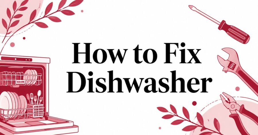 How to Fix a Dishwasher
