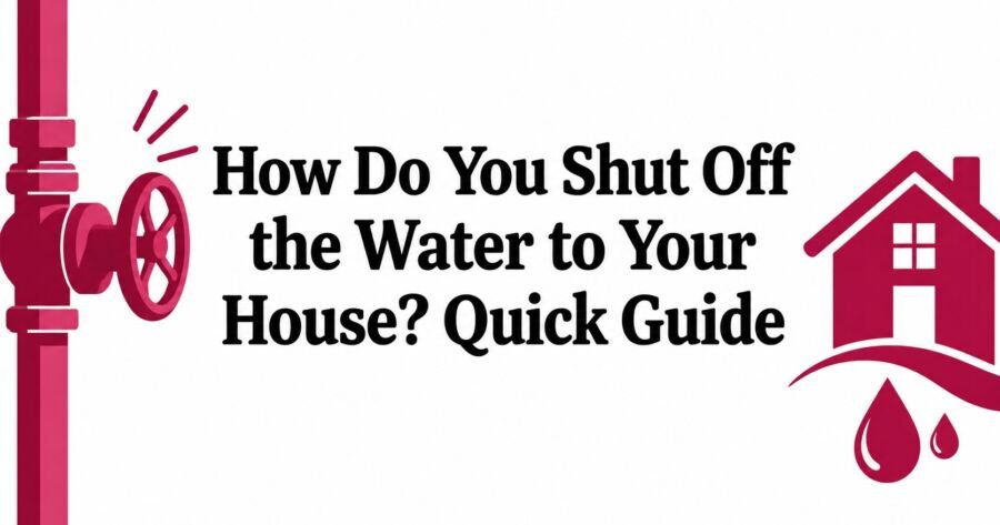 How Do You Shut Off the Water to Your House?